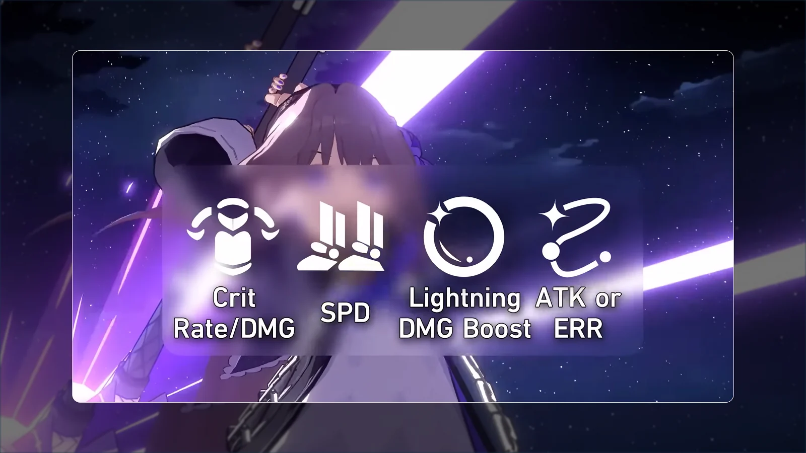 Aglaea main stat priority in Honkai: Star Rail: Crit, SPD, Lightning DMG, and ATK or ERR
