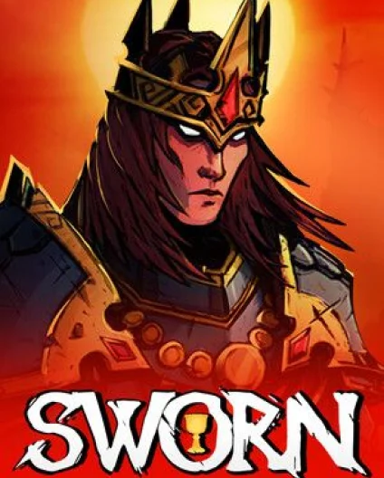 SWORN official cover art showing its Arthurian dark fantasy cast