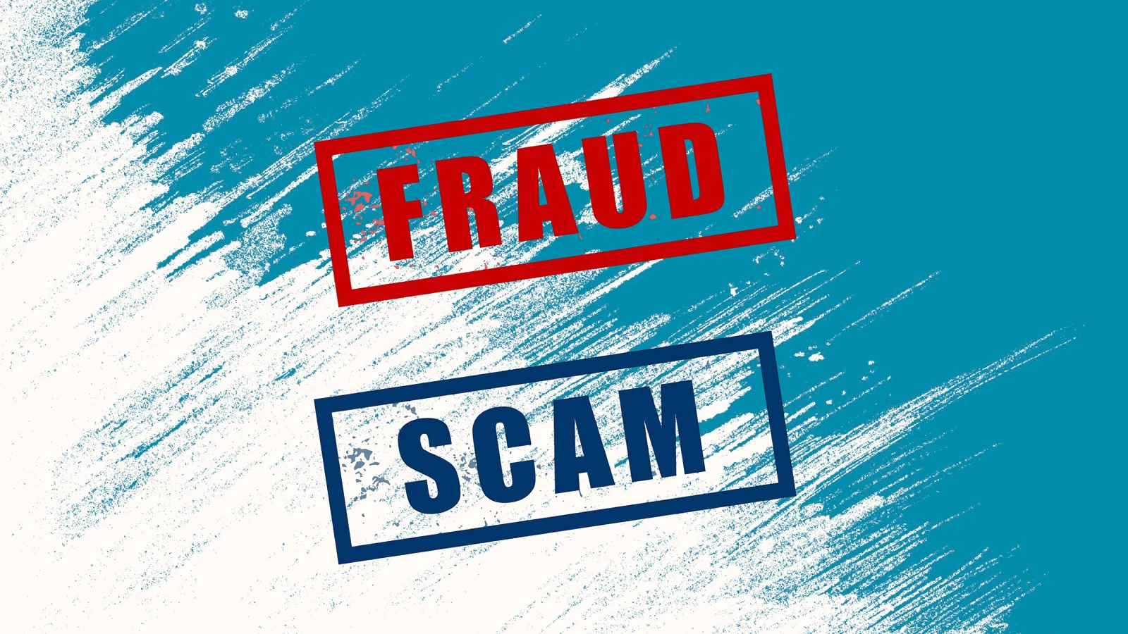 Fraud and Scam words