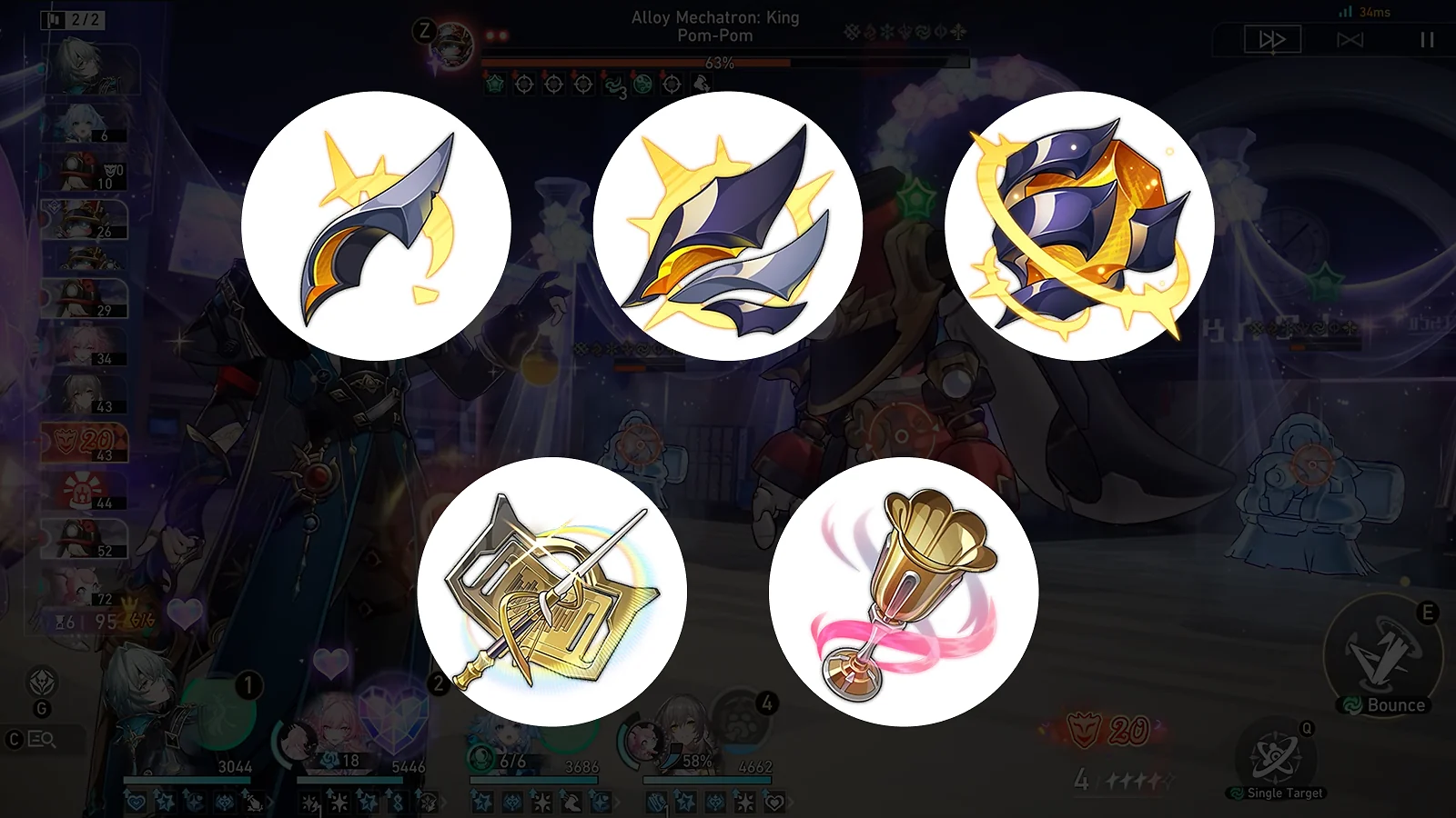 Honkai: Star Rail: Required Trace materials and character upgrade items for Anaxa