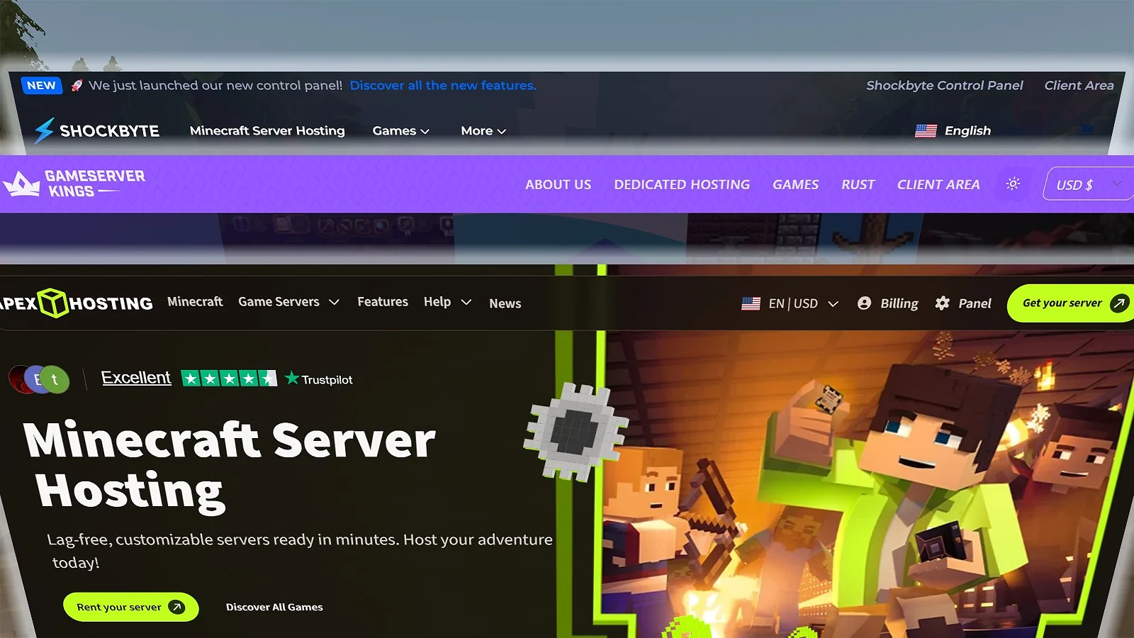 Vergleich der Funktionen beim Unturned-Server-Hosting