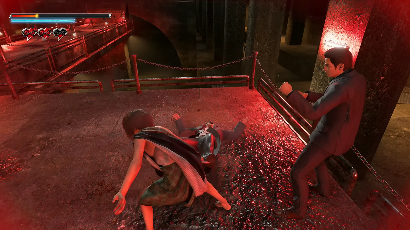 Two fighting against one