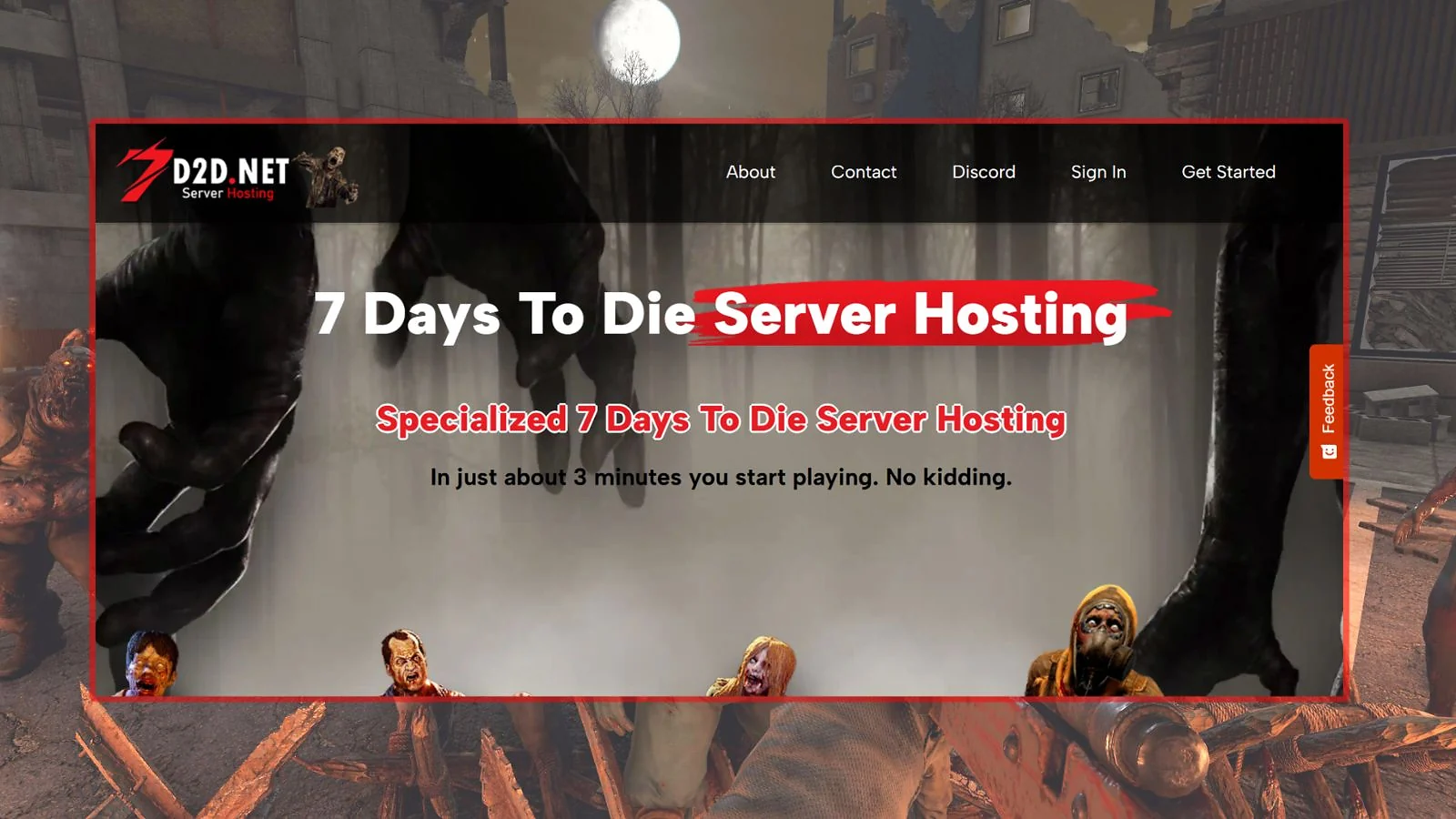7D2D.net - Best Specialist 7 Days to Die Server Hosting