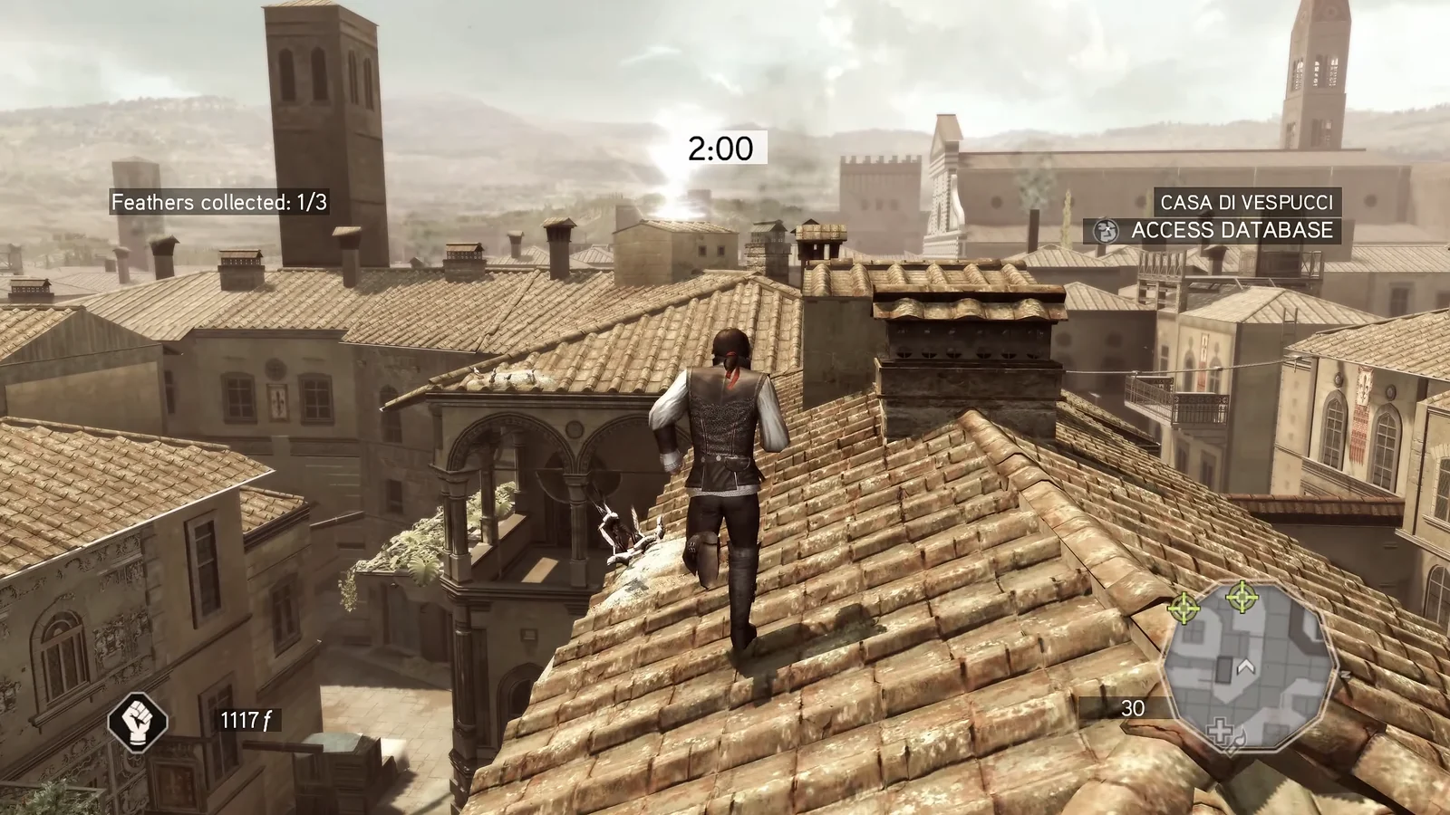 Assassin's Creed II colleting feathers