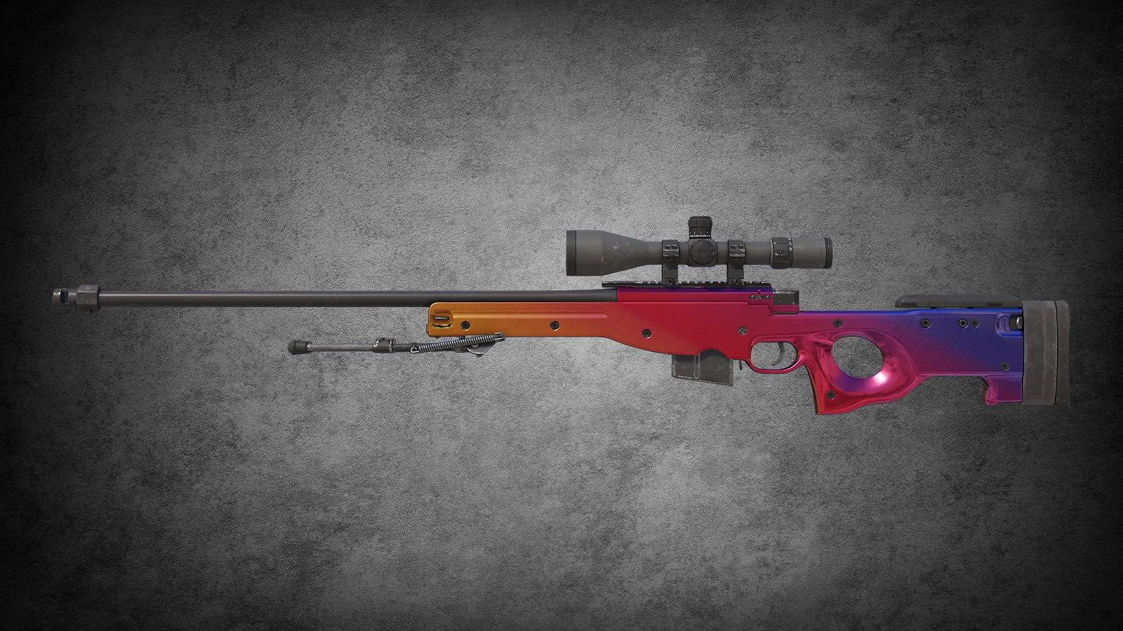 Red AWP CS2 skin - Fade