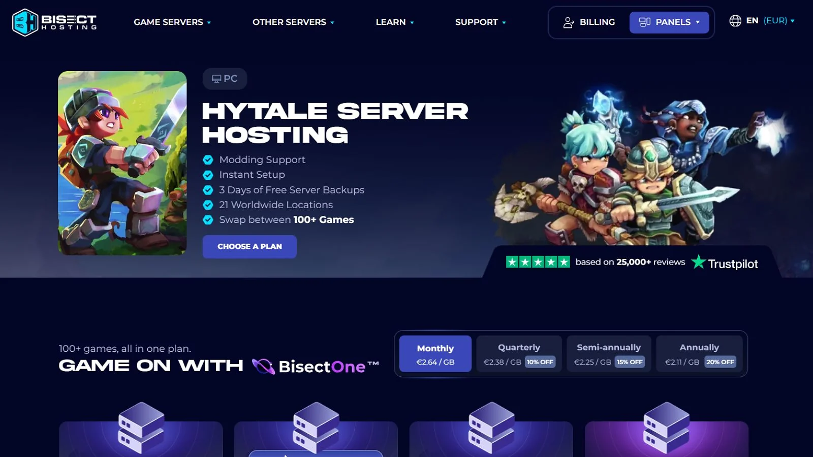 BisectHosting - Best-Rated Hytale Server Hosting