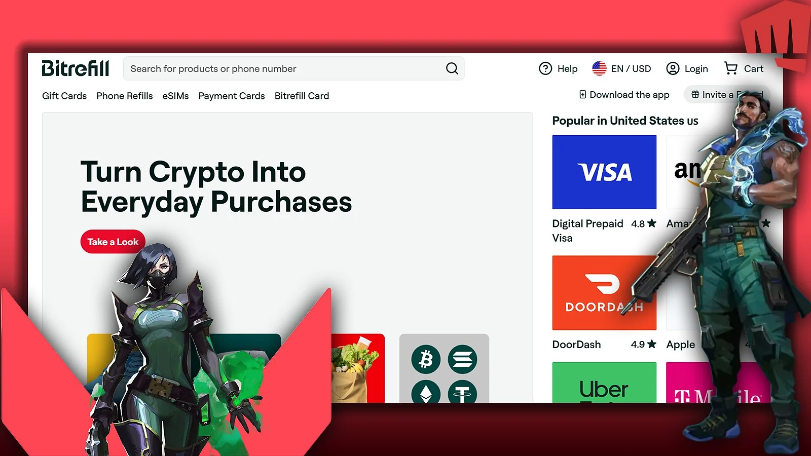 Bitrefill - Best Lightning Network Crypto Option