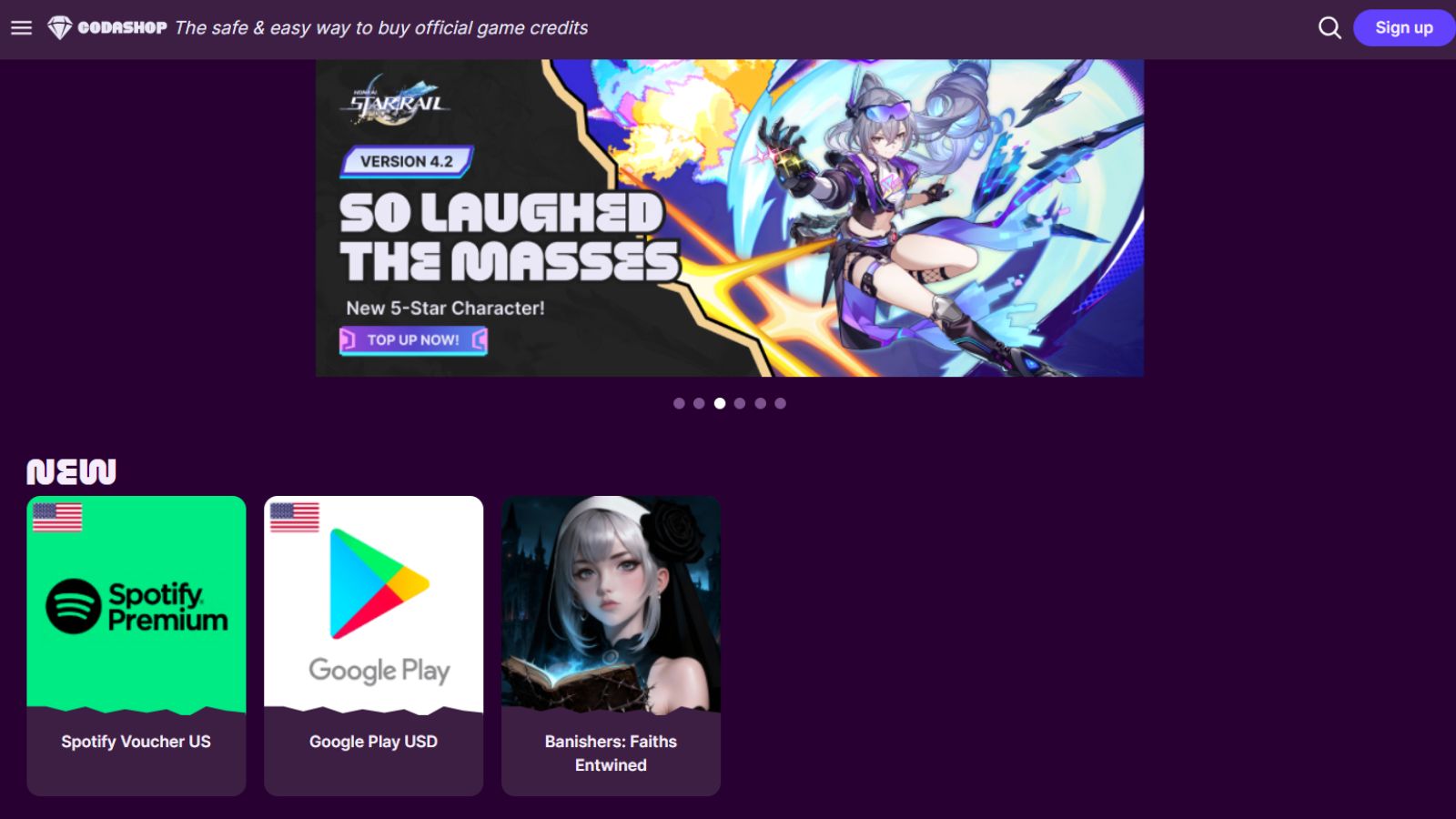 Codashop - Best Website to Buy Cheap Mobile Legends Diamonds from an Official Moonton Partner