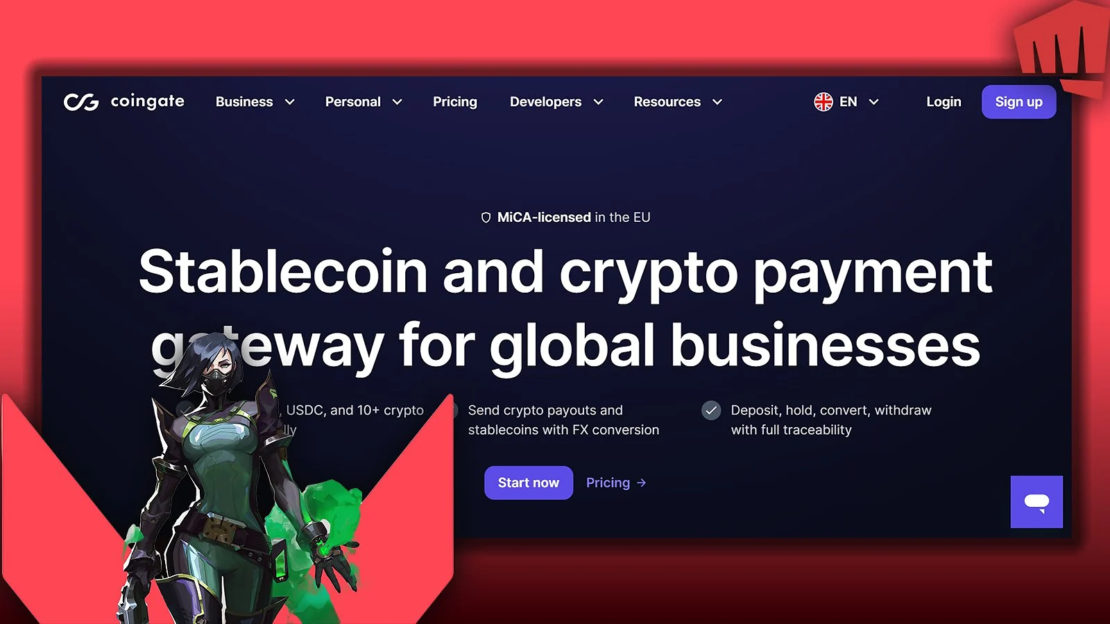 CoinGate - Best for Crypto Buyers (Zero ToS Risk)
