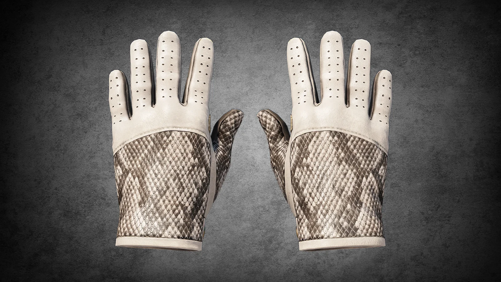 White gloves skin in CS2 - Driver Gloves King Snake