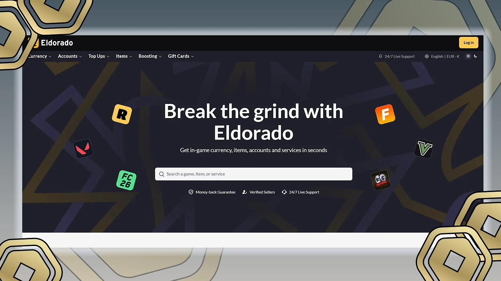 Eldorado.gg - Best Website to Buy Cheap Robux via Gamepass Listings