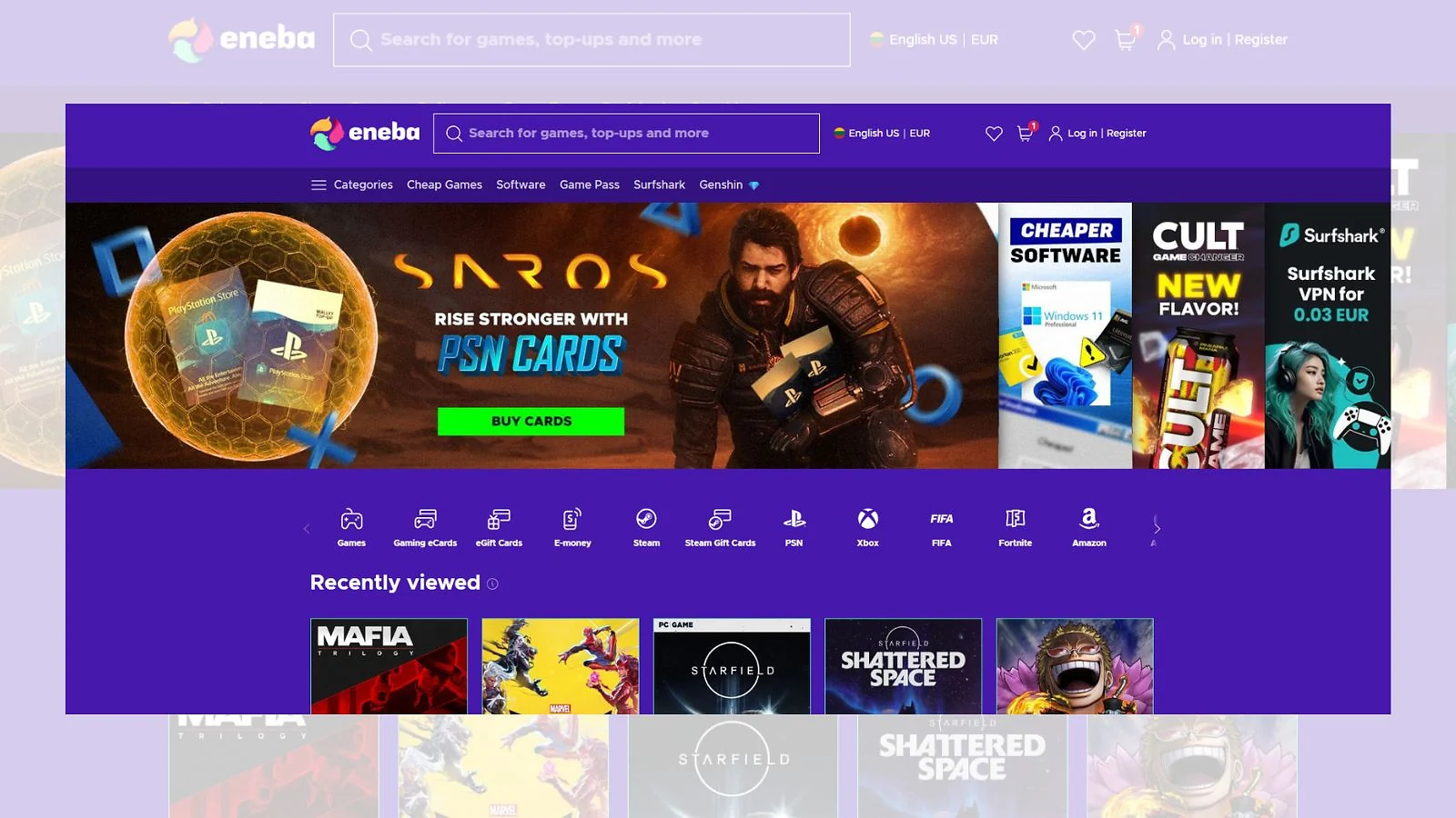Eneba - Best Overall Roblox Gift Card Site
