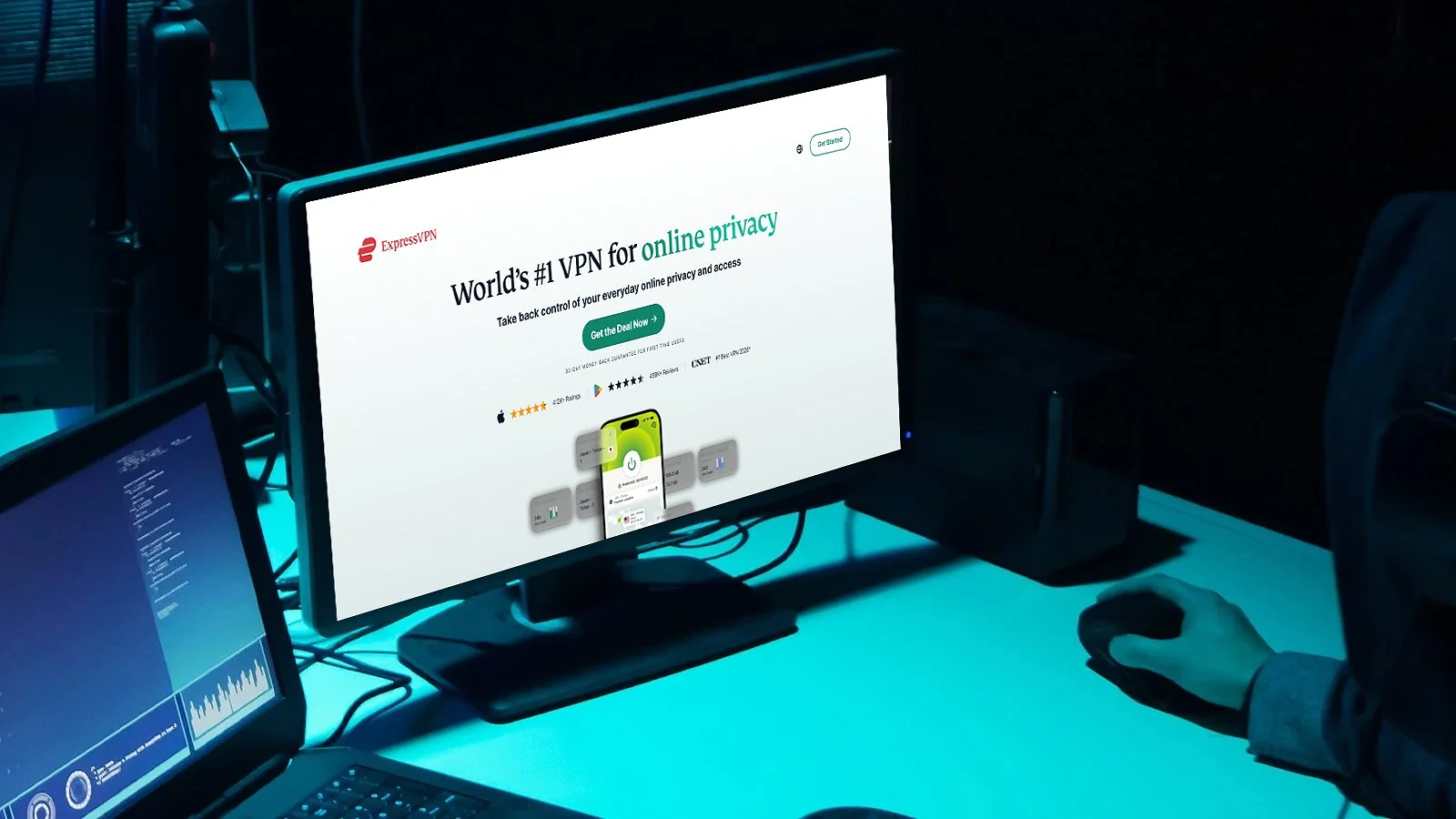 ExpressVPN-Best for Speed and Reliability Under Attack
