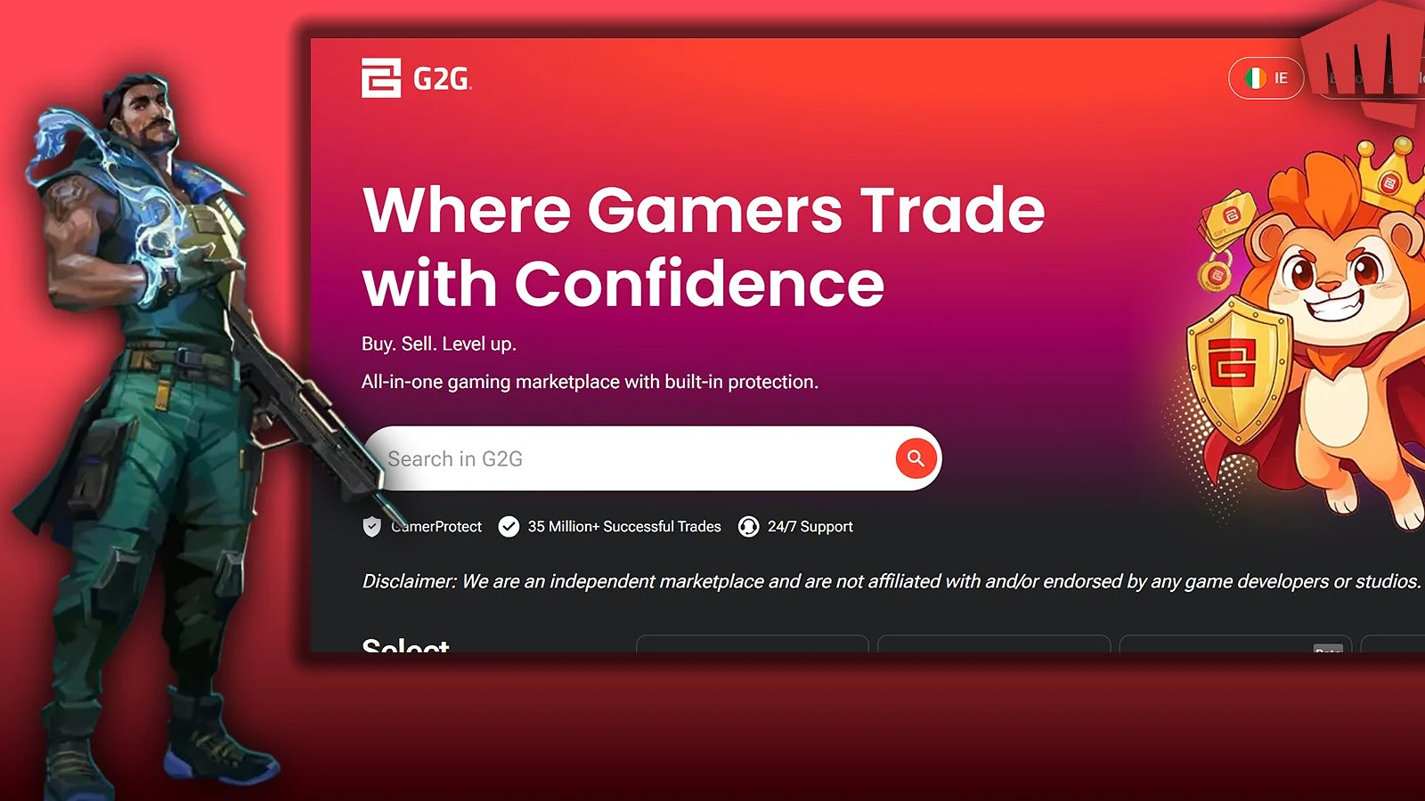 G2G.com - Best Escrow Marketplace