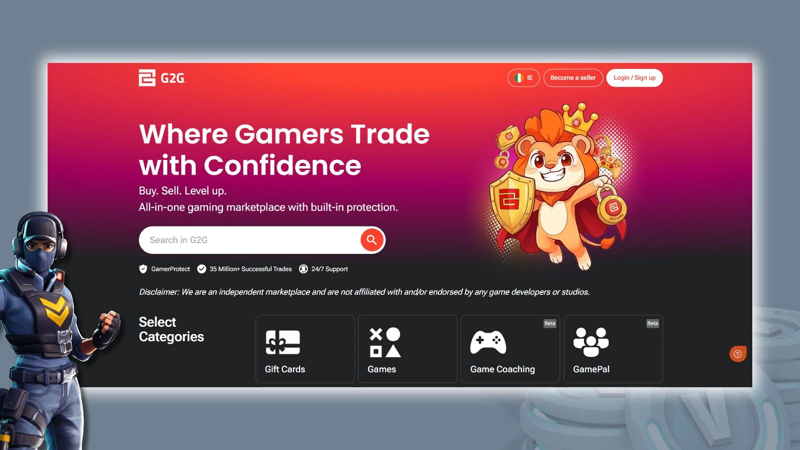 G2G - Best Website to Buy Cheap V-Bucks for Multi-Platform Top-Up Buyers