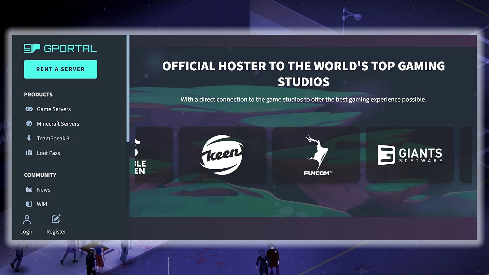 GPortal - Best Specialist Project Zomboid Server Host