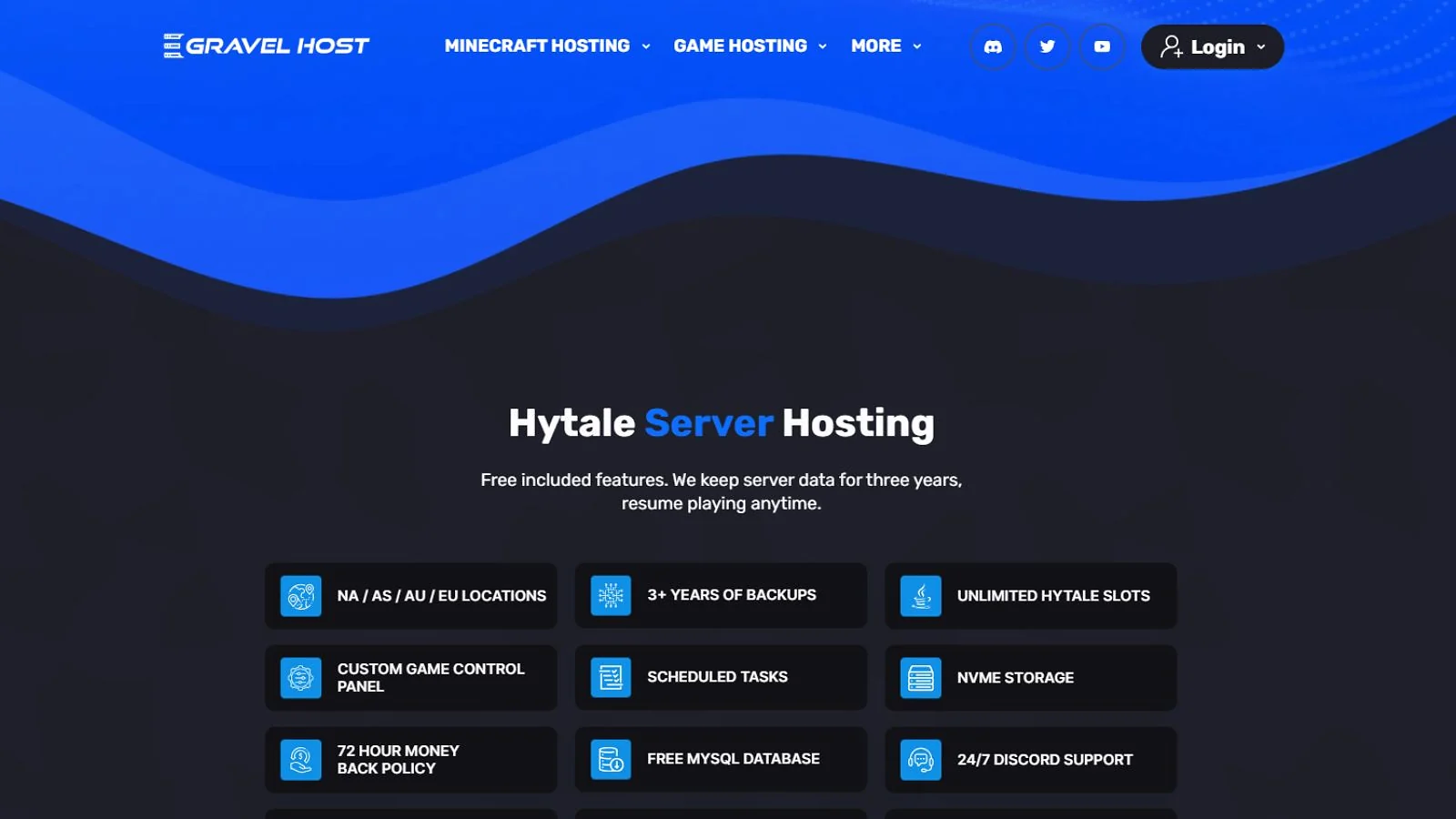 GravelHost - Best Budget Hytale Server Hosting
