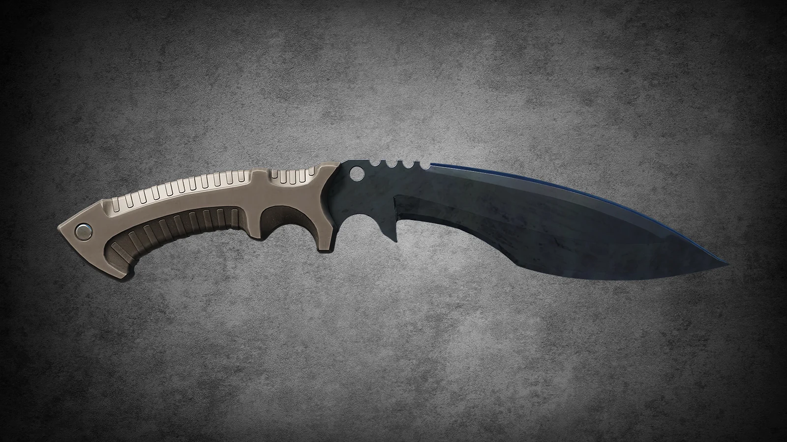 CS2 Gallery Case knife - Kukri Knife Blue Steel