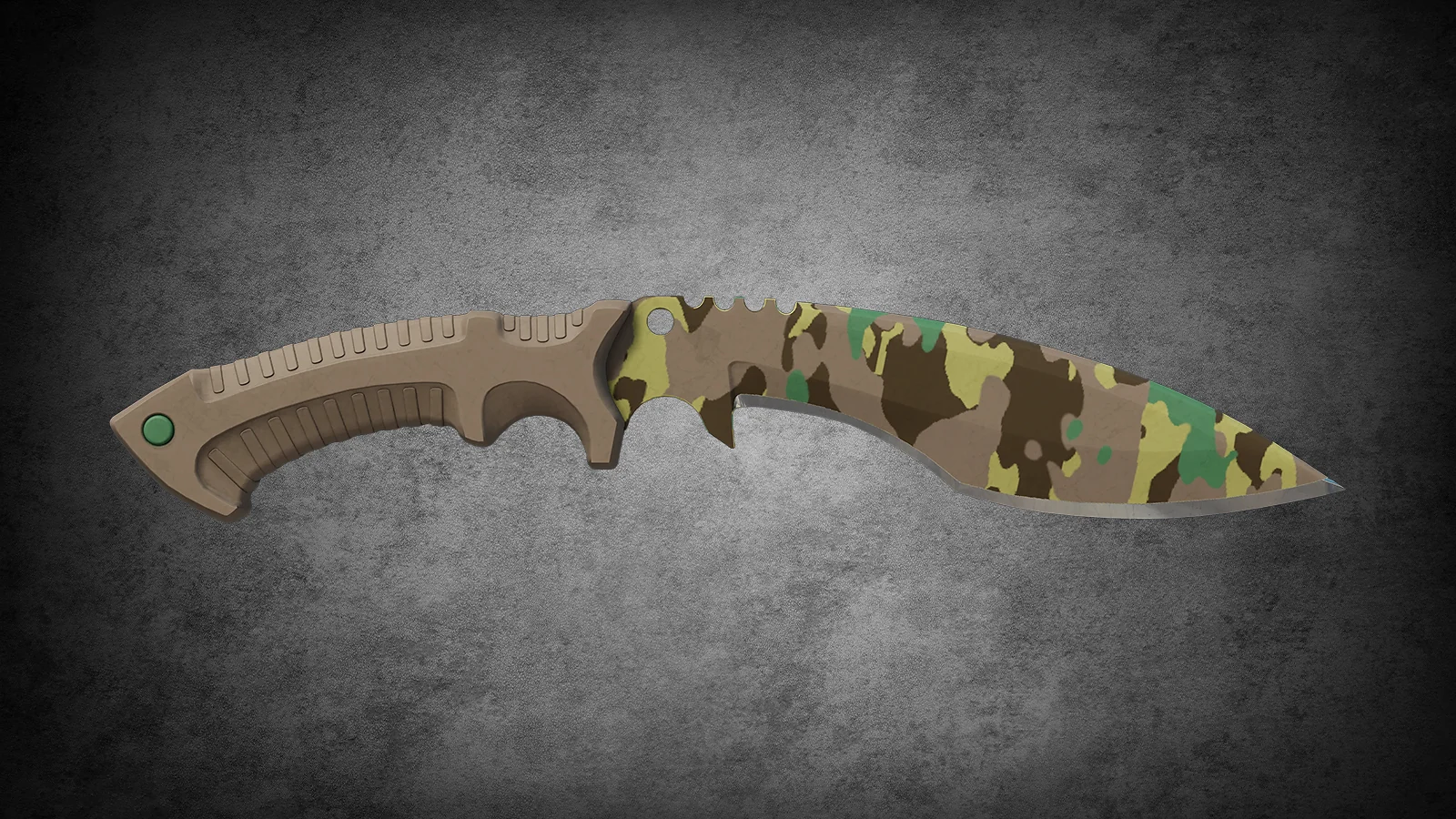 CS2 Kilowatt Case Kukri Knife Boreal Forest woodland camo skin