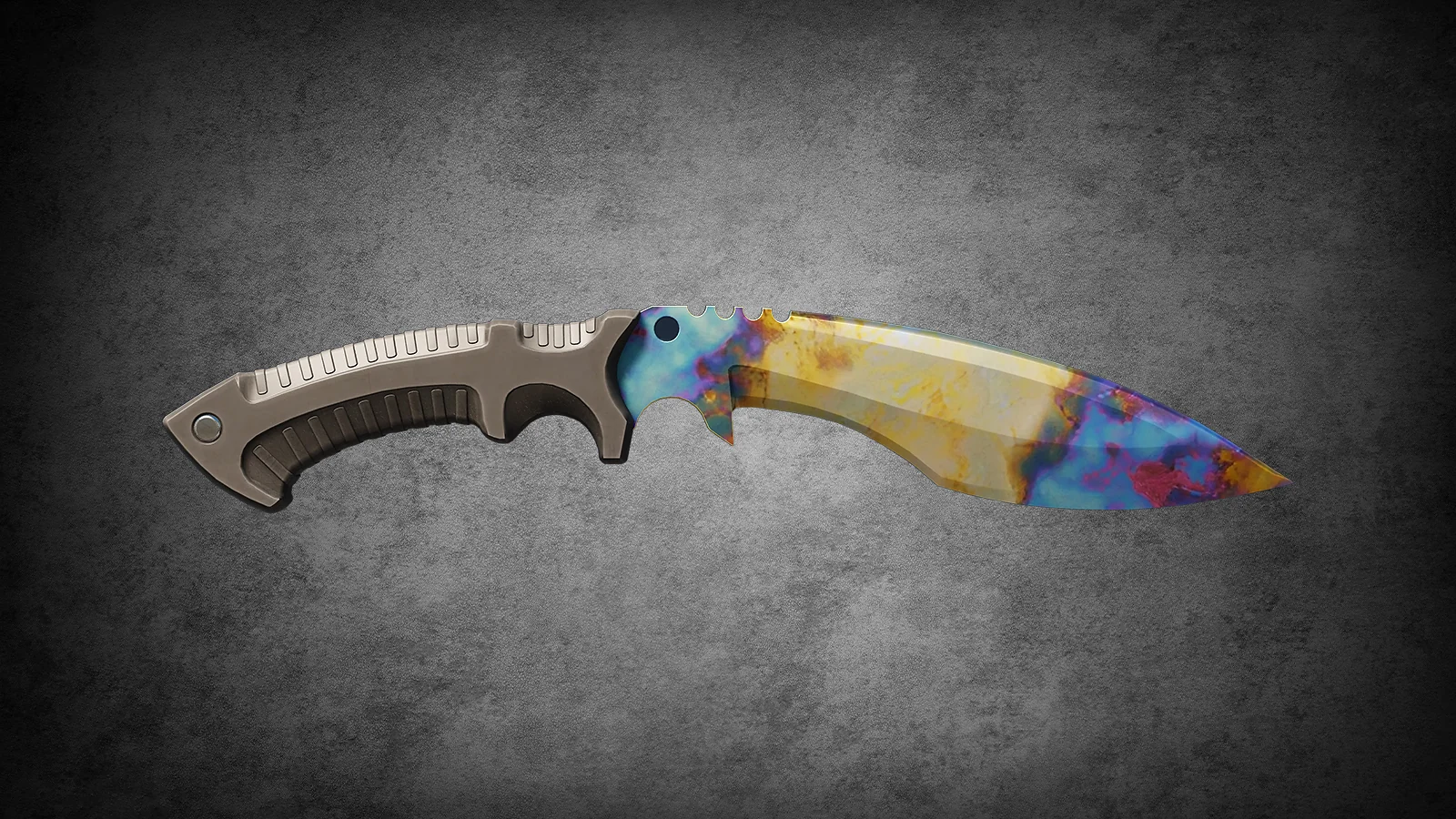 CS2 Gallery Case knife - Kukri Knife Case Hardened