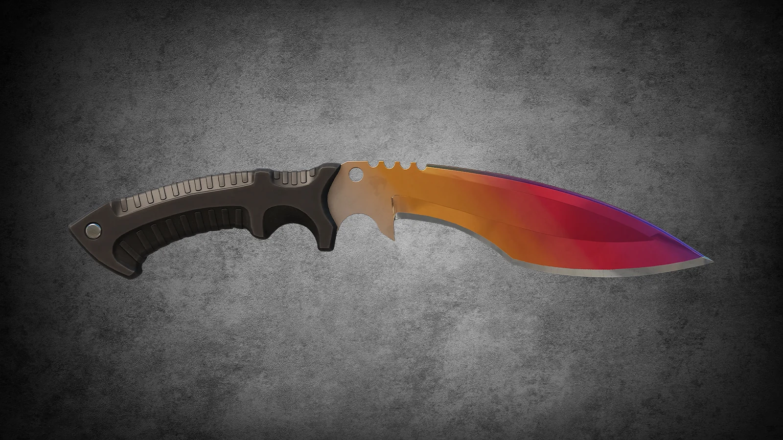 CS2 Gallery Case knife - Kukri Knife Fade