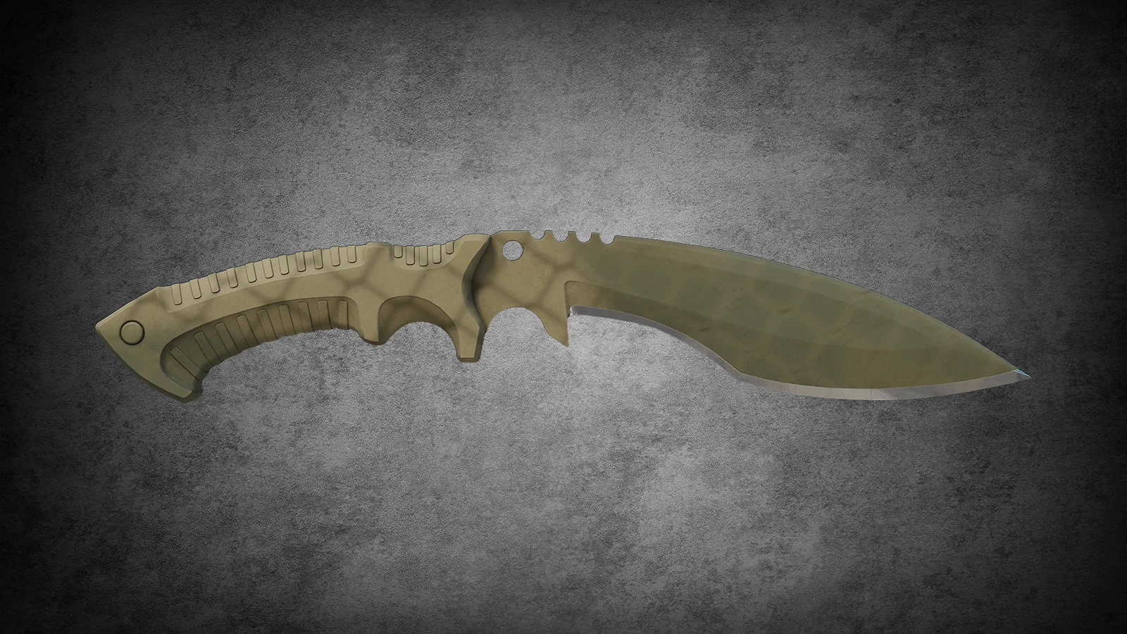 CS2 Gallery Case knife - Kukri Knife Safari Mesh
