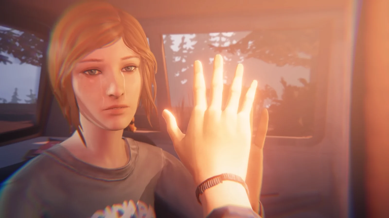 character crying