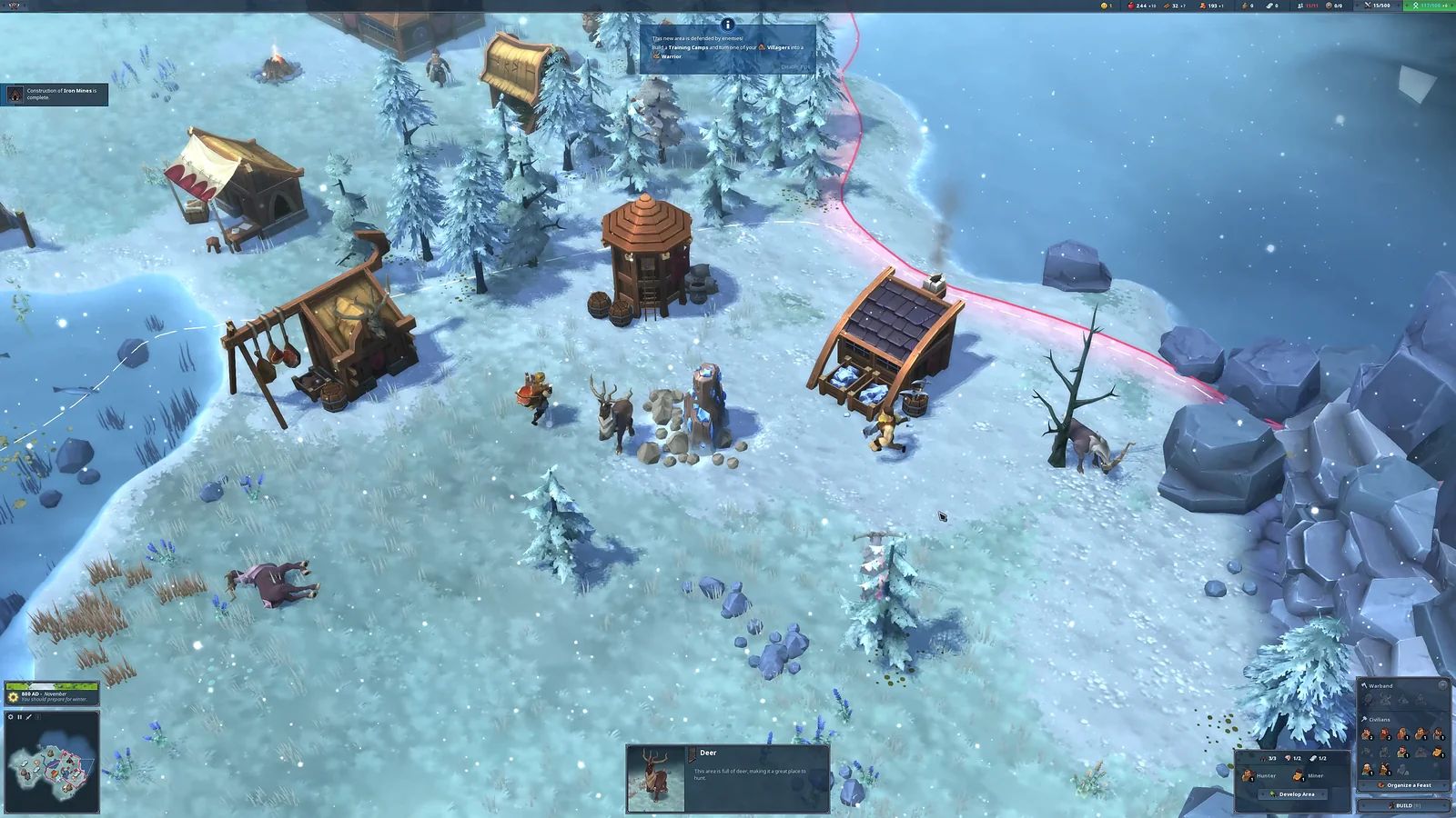 Northgard - Best Game Like Valheim for Strategic Norse Kingdom-Building