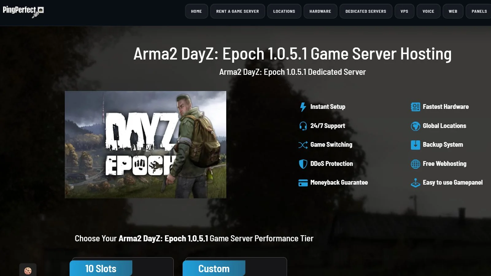 PingPerfect - Best DayZ Server Hosting for Global Coverage