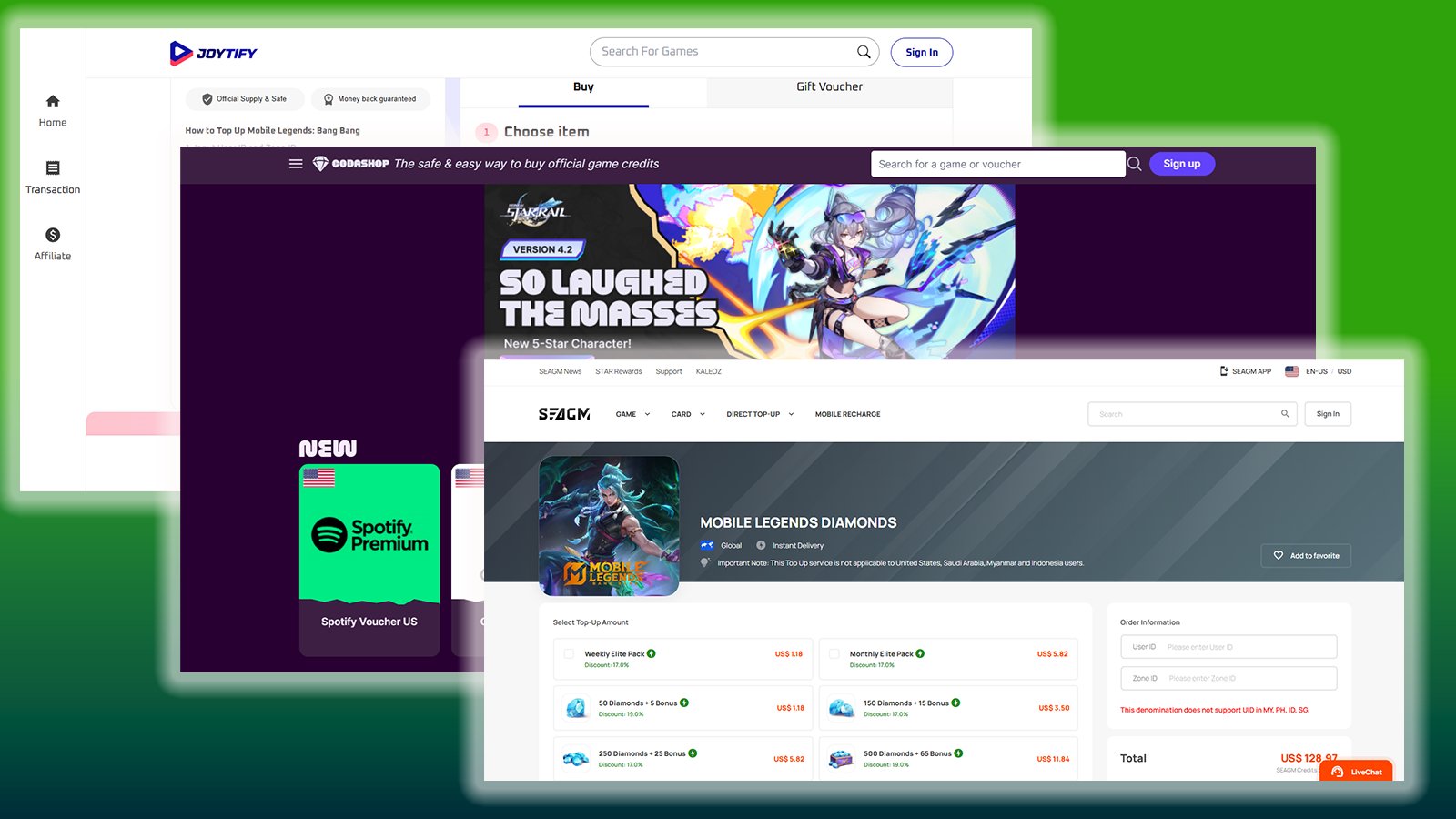 providers on screen best-website-to-buy-cheap-mobile-legends-diamonds