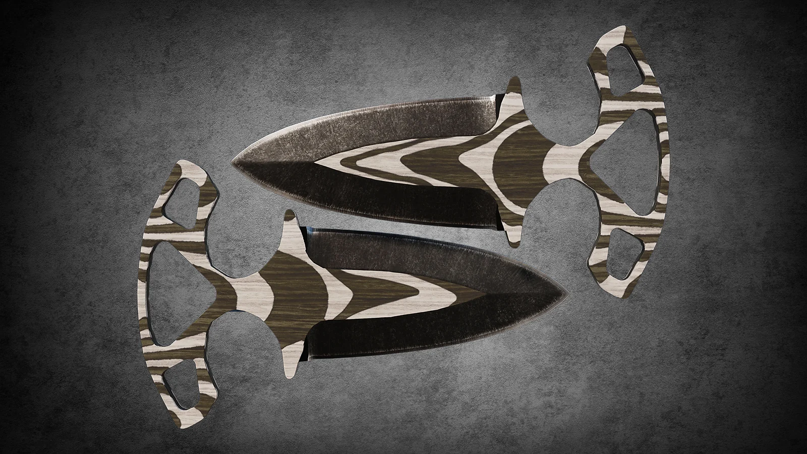 Dreams & Nightmares Case Knife - Shadow Daggers Black Laminate