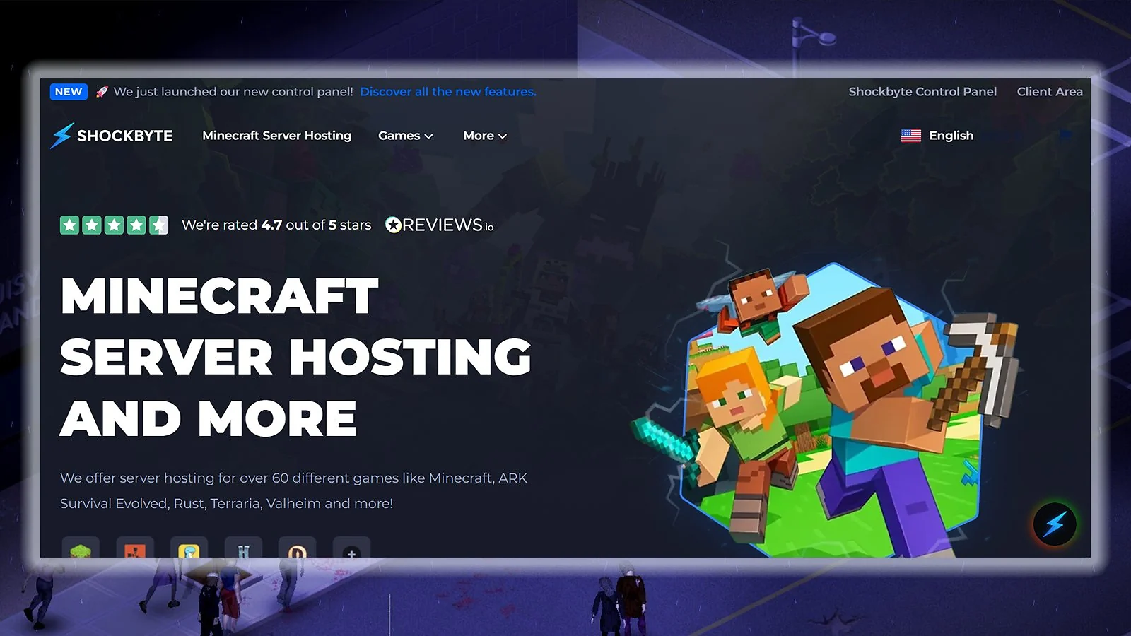 Shockbyte - Best Project Zomboid Server Hosting Overall