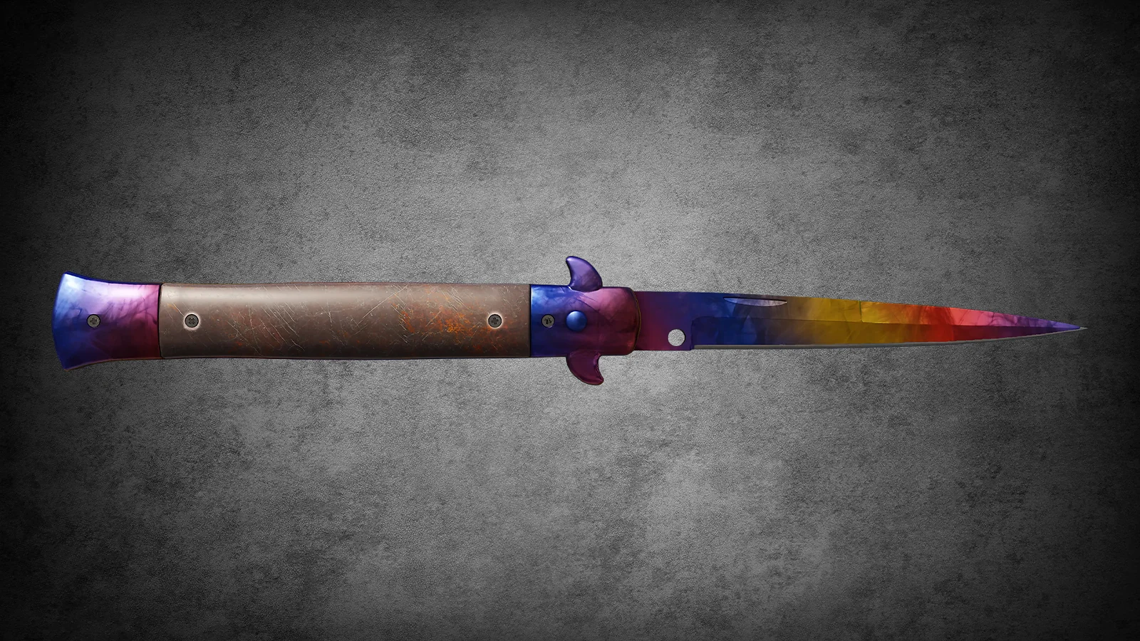 Prisma Case Knife - Stiletto Knife Marble Fade