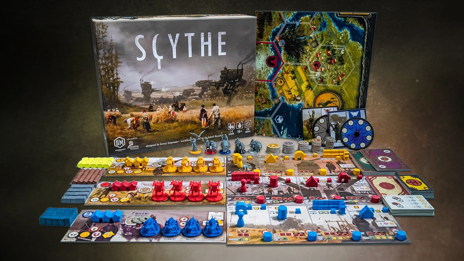 Scythe - Engine-Building and Area-Control Strategy in a Dieselpunk World