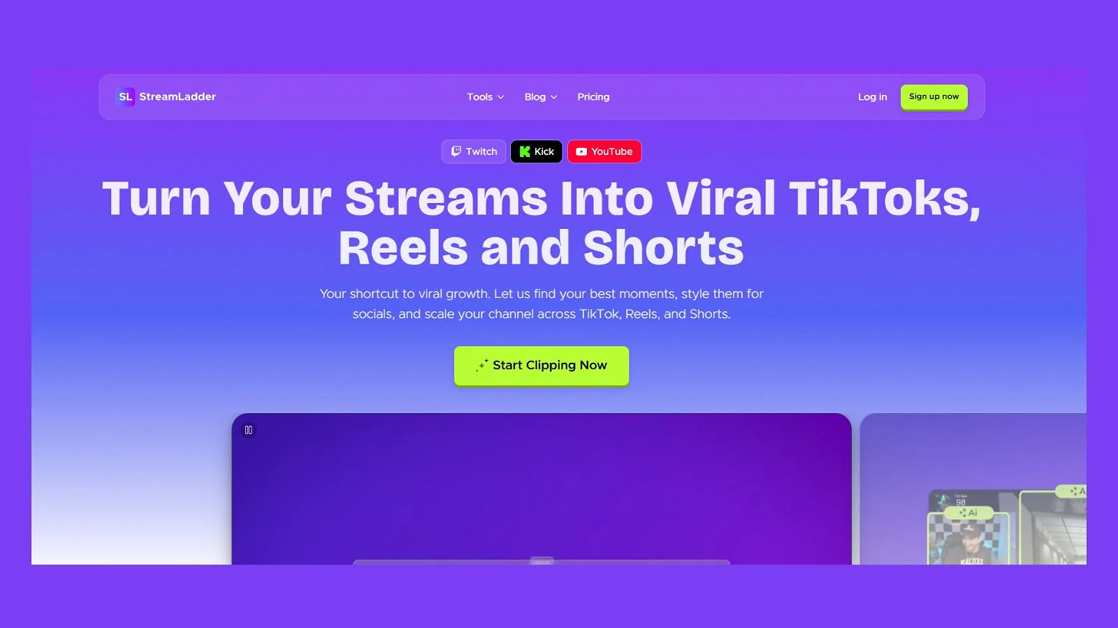 StreamLadder - Best Editor and Polish Tool for Gaming Clips
