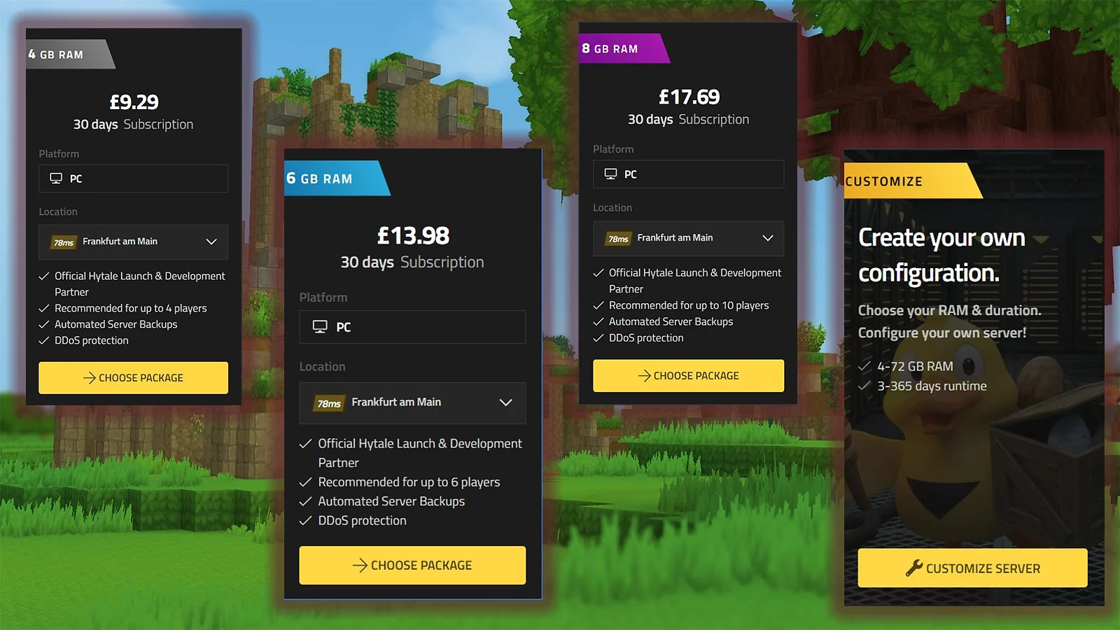 subscription plans