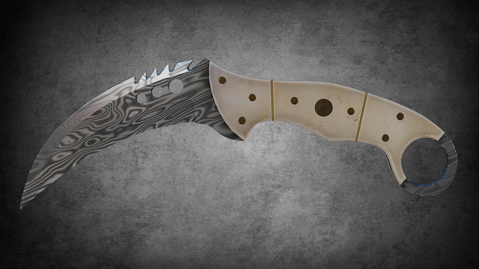 Prisma Case Knife - Talon Knife Damascus Steel
