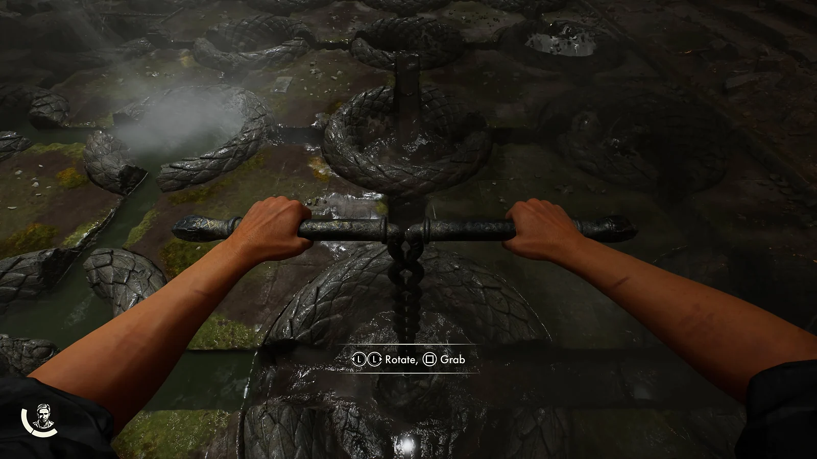Solving an ancient mechanism puzzle in Indiana Jones and the Great Circle