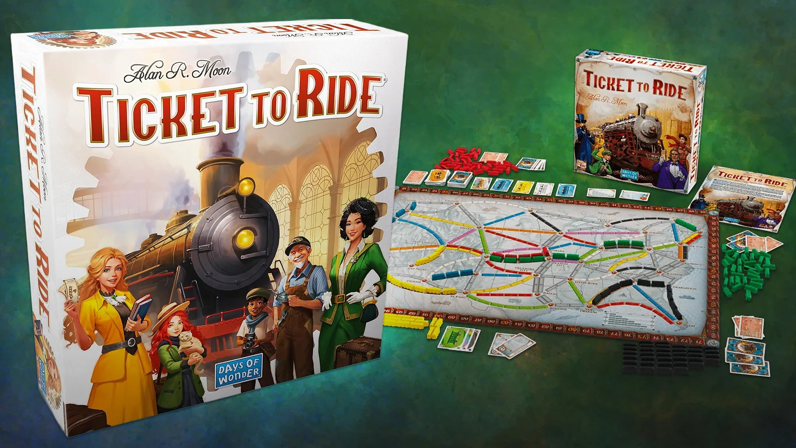 Ticket to Ride - Route-Planning and Network-Building Railroad Strategy