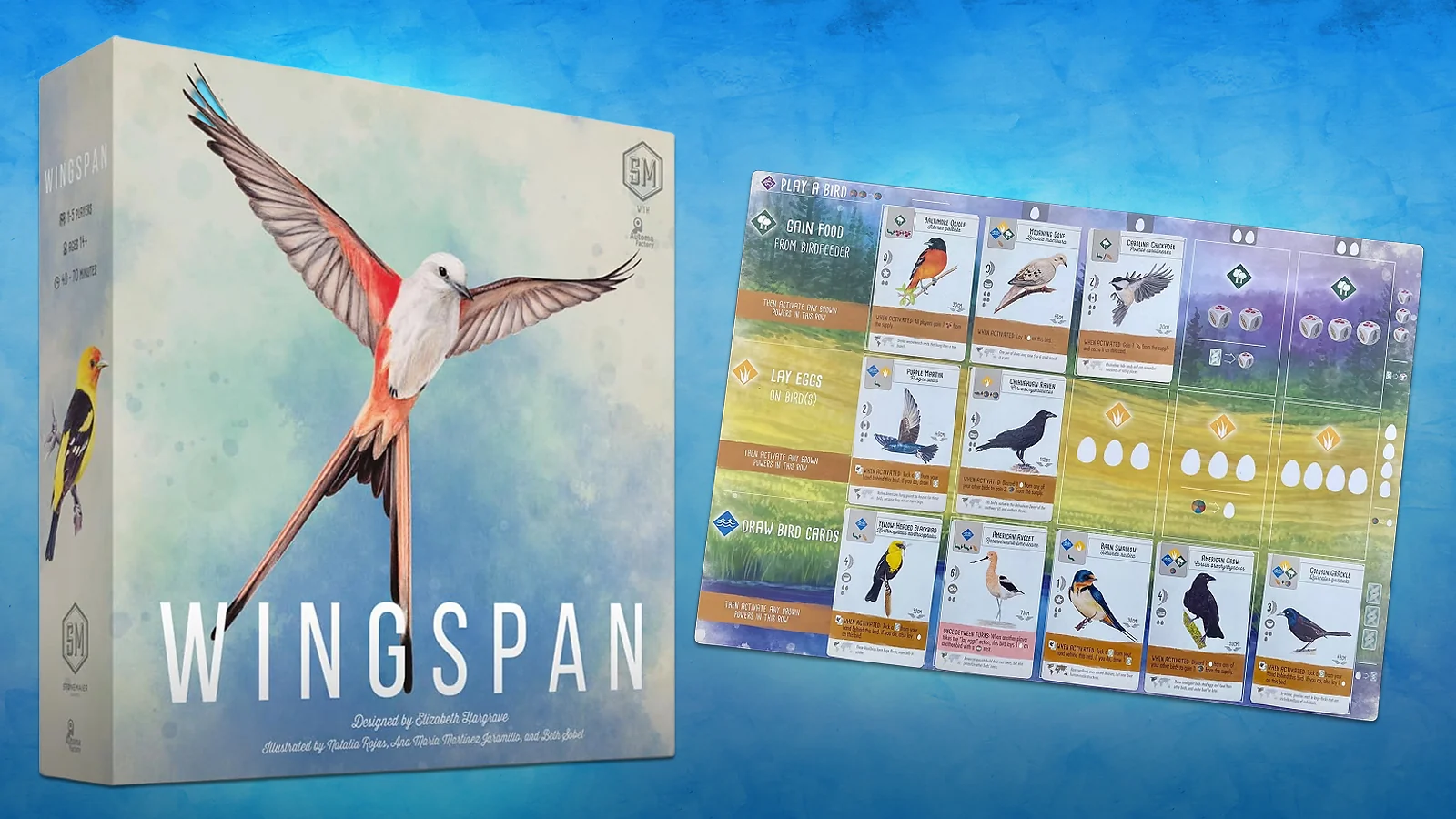 Wingspan - Nature-Themed Engine-Building Strategy With Card Synergy
