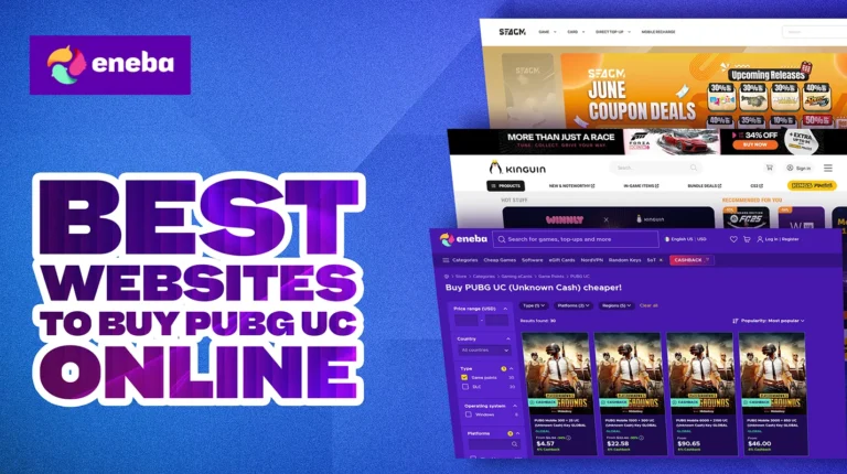 Las mejores páginas web para comprar UC de PUBG por Internet en 2026
