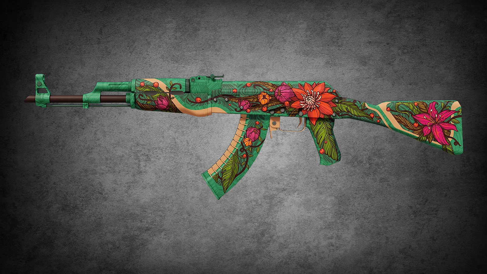 Red AK Skins in CS2 - AK-47 Wild Lotus