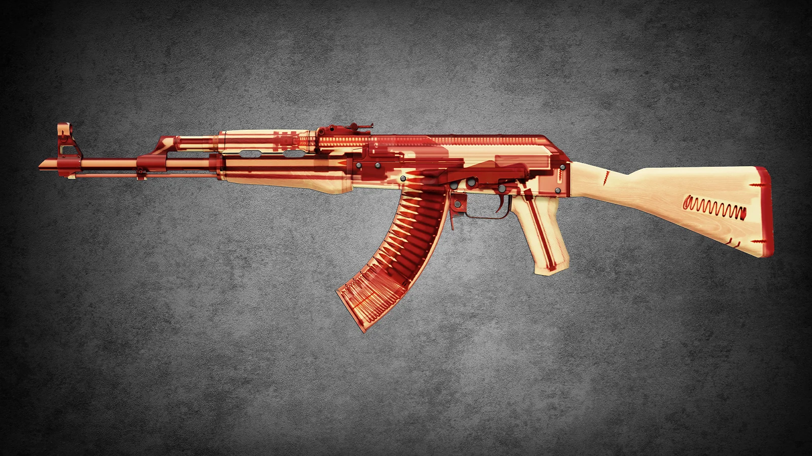 Red AK Skins in CS2 - AK-47 X-Ray