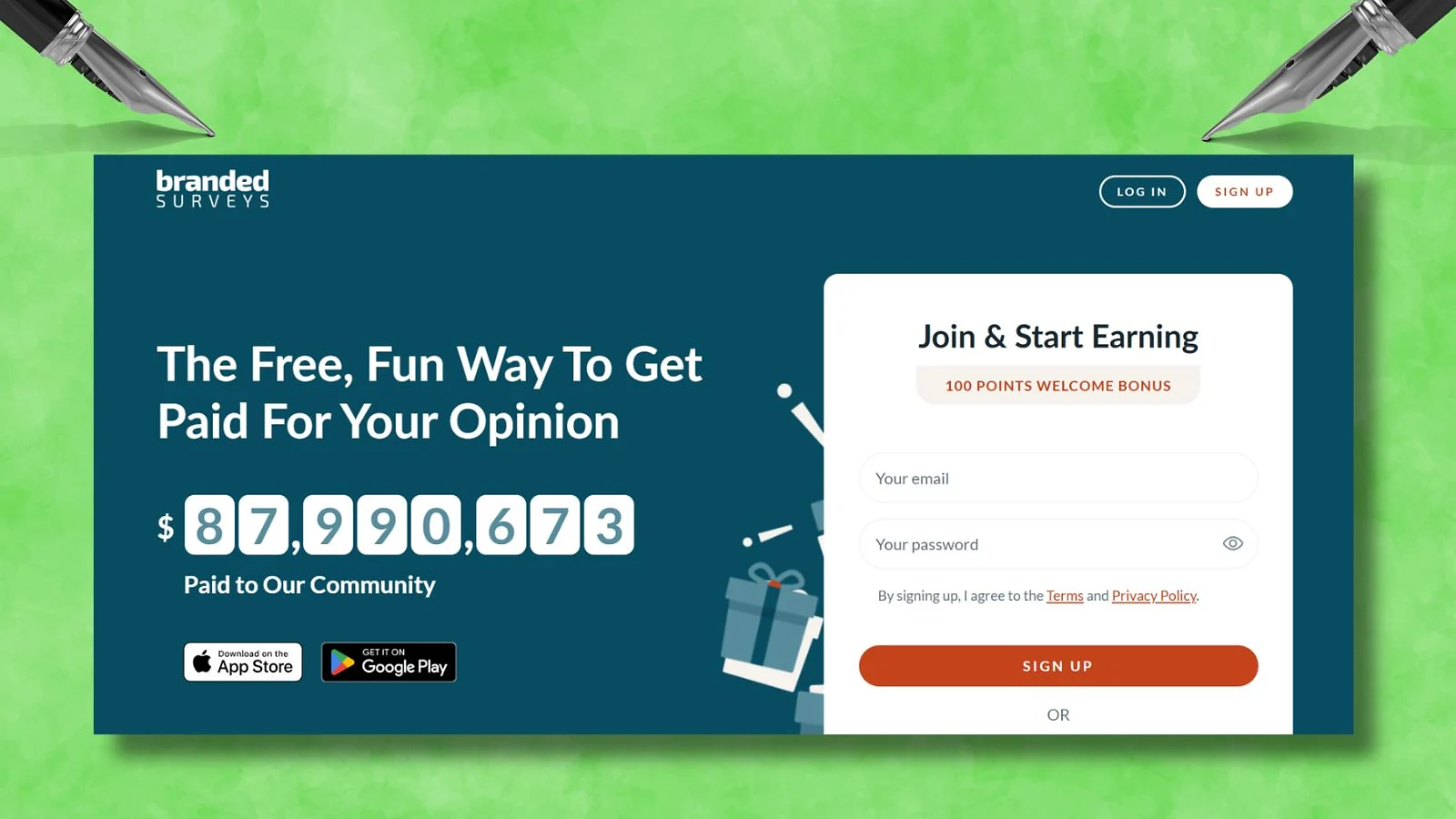 Branded Surveys - Best Loyalty Program for Regular Earners