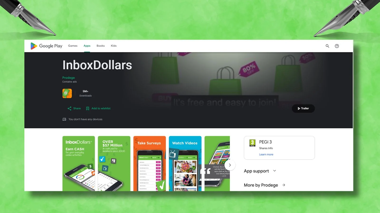 InboxDollars - Best for Combining Survey Income With Passive Tasks
