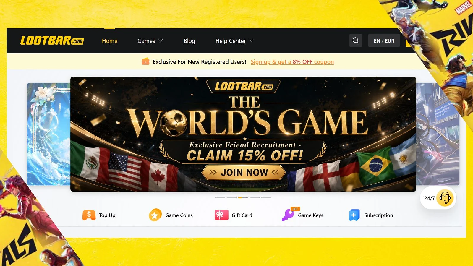 LootBar: el mejor descuento al recargar con UID para comprar Lattices con criptomonedas