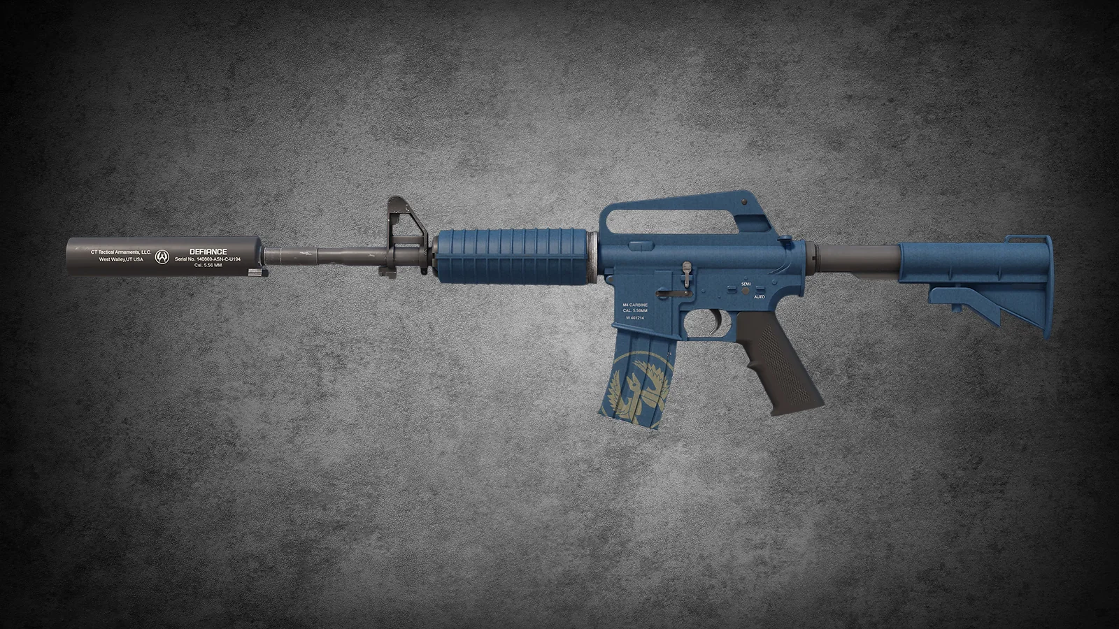 Blue M4A1-S Skin in CS2 - Guardian