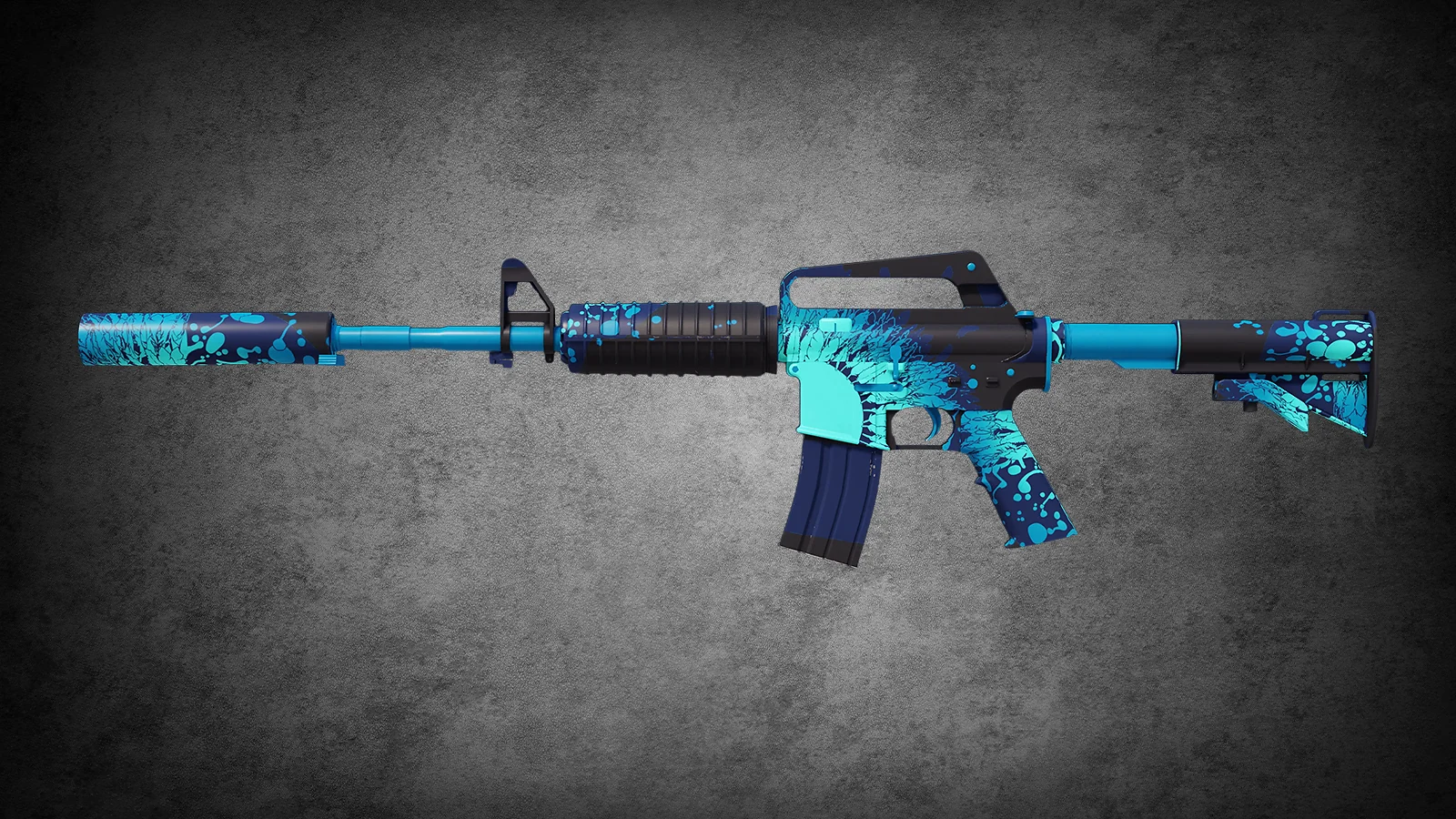 Blue M4A1-S Skin in CS2 - Icarus Fell
