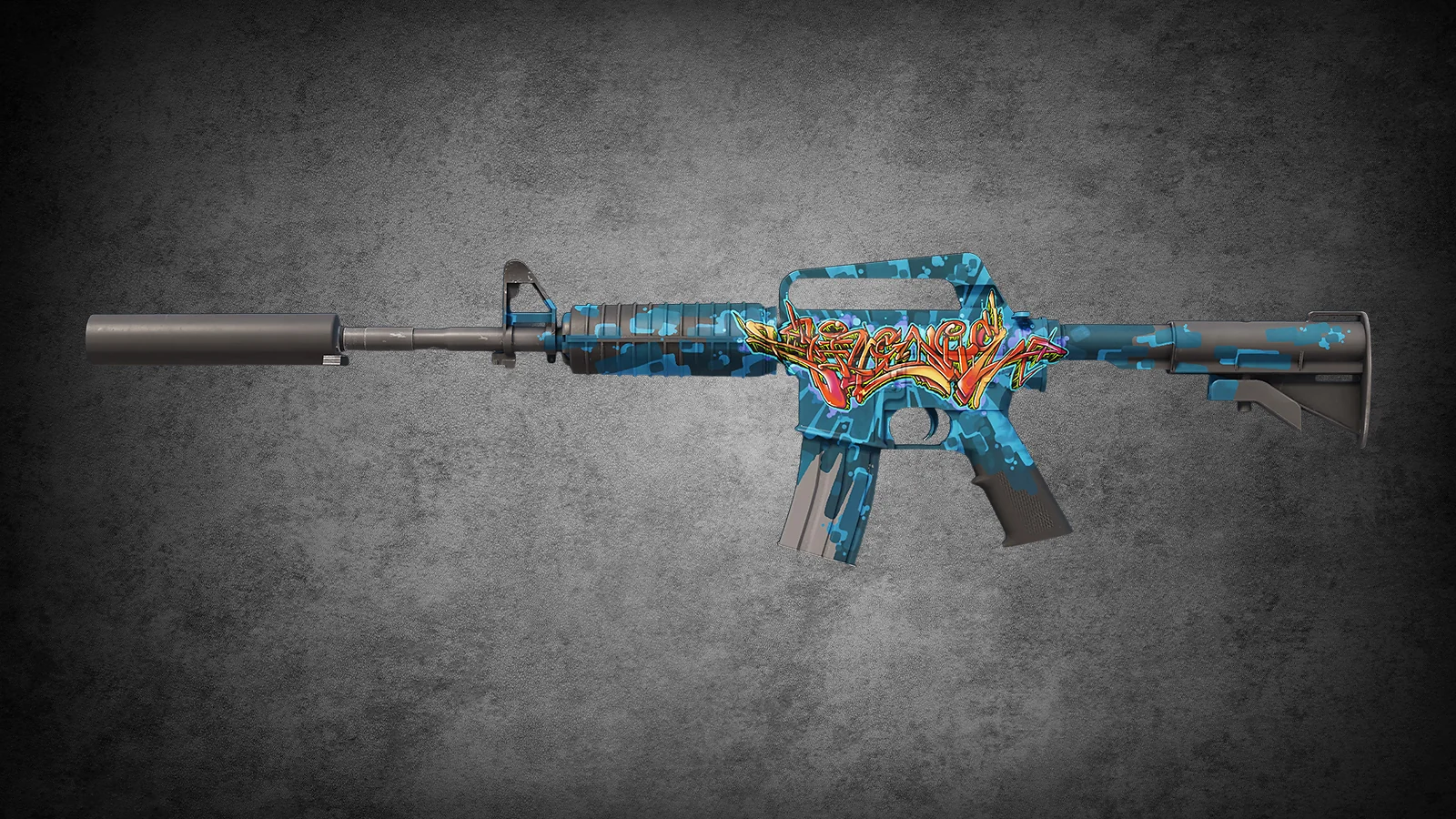 Blue M4A1-S Skin in CS2 - Master Piece