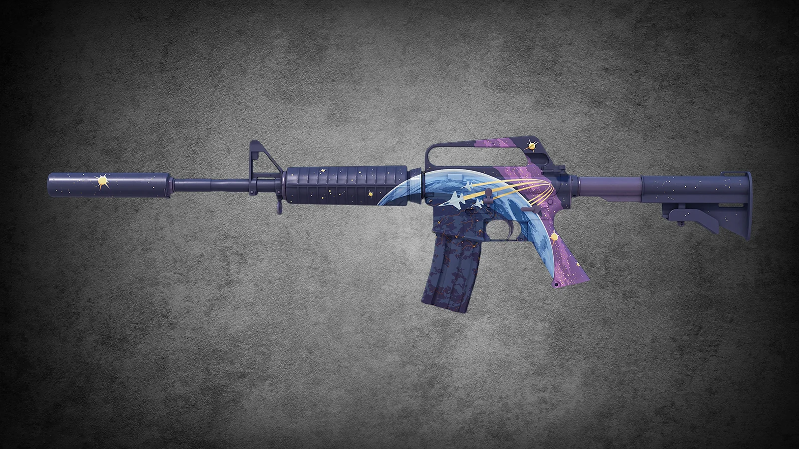 Blue M4A1-S Skin in CS2 - Stratosphere